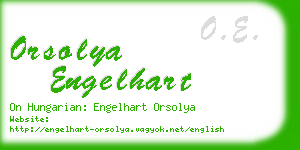 orsolya engelhart business card